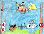 pokemon in training composition